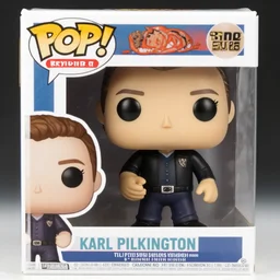 Karl Pilkington as a Pop Funko figure