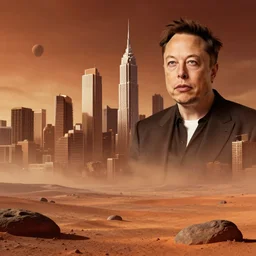 a city on mars inspired by elon musk