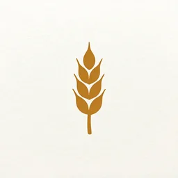 wheat logo minimalist