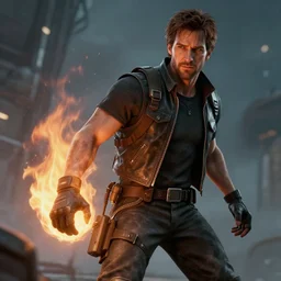 gordon freeman ignites the flames of resistance against combines, half-life, photorealistic