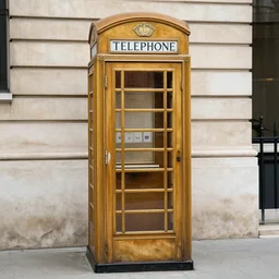 art deco phone booth