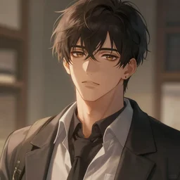 detailed beautiful male character art, concept art, depth of field, on amino, by sakimichan patreon, wlop, weibo, lofter. com high quality art on artstation.