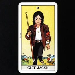michael jackson, tarot card