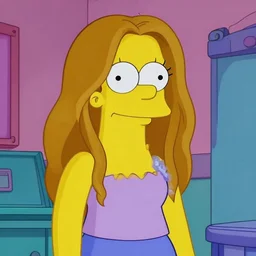 Shakira in the Simpsons.