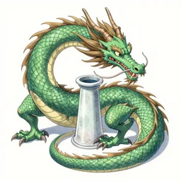 Dragon in the stye of Yukio Miyamoto