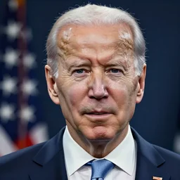 Joe Biden looking sinister, by Tsutomu Nihei, highly detailed