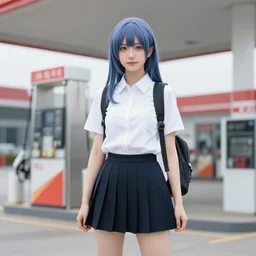 gas station cosplay event