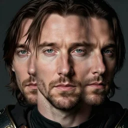 keanu reeves as a dnd knight, closeup portrait by j. c. leyendecker, craig mullins, symmetry!!, realistic face