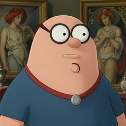 portrait of peter griffin, intricate, highly detailed, ray tracing, digital painting, artstation, concept art, smooth, sharp focus, illustration, art by artgerm and greg rutkowski and alphonse mucha, 8 k