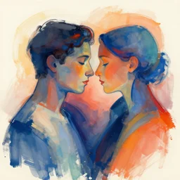 abstract visual of human empathy, trending on artstation