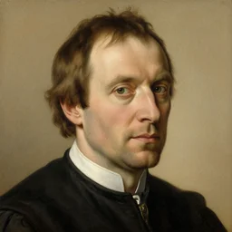 portrait of gabe newell, painting, art, high detail, style of jan van eyck, albrecht durer