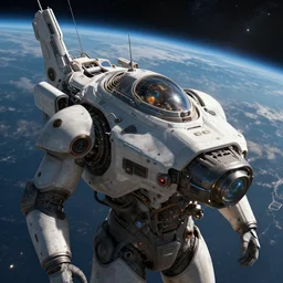 a hyperrealist concept art of the future in space, 4 k, in detail