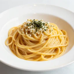 food photography of a urinal spaghetti, bon apatite