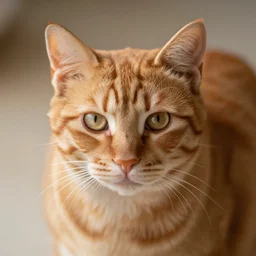 an orange cat