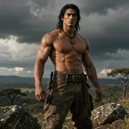 rugged nanaue, muscular, handsome d & d