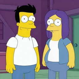 futurama meets simpsons in berserk anime drawn by kentaro miura