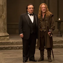 movie still of danny devito starring as gimly in the 2 0 2 6 lord of the rings movie, full body