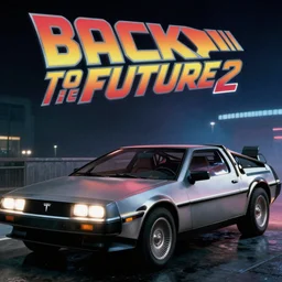 back to the future 2, movie still, 4 k, movie grain, remastered, tesla cybertruck instead of a delorean, cinema, dramatic illumination, detailed, real,