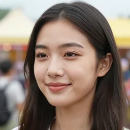 the face of a beautiful calm and happy person at a festival who has glimpsed the fourth dimension with patterns, intricately detailed, beautiful face, detailed eyes, award winning, 8 k