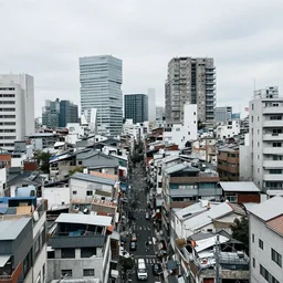 tokyo ghetto by ruan jia, landscape
