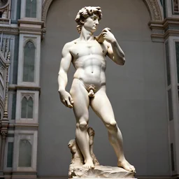 hyper detailed ultra sharp full body wide portrait of a beautiful fat chubby statue of david in florence, total shot, sharp focus, global illumination, radiant light, irakli nadar, alexander mcqueen, octane highly render, 4 k, ultra hd, v - ray render, unreal engine