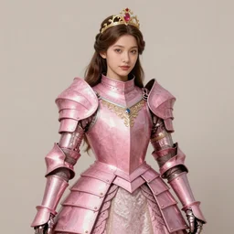 gorgeous!! hyper - realistic princess wearing ornate pink knight armor l drawn by wlop, drawn by jeehyung lee, drawn by artgerm