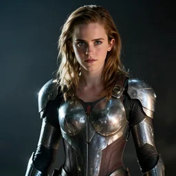 emma watson as a paladin metal gear dramatic lighting cinematic cinematic lighting by Yoji Shinkawa