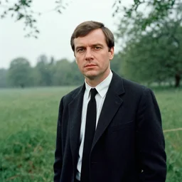 a portrait of a character in a scenic environment by Stanley Kubrick