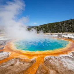 photo of grand prismatic spring