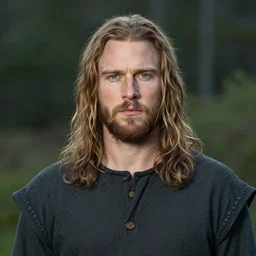 portrait of a norse male by Annie Leibovitz