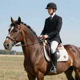 ethan klein from h3h3 riding a horse