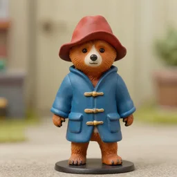 detailed figurine depicting paddington
