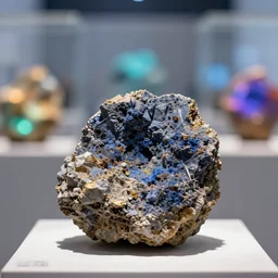 rare earth mineral showcase. len blur background bokeh. art by ismail inceoglu, filip hodas, and pixar.