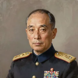 A hyperdetailed digital oil portrait painting of Emperor Hirohito in the style of Guy Denning and Ruan Jia. Trending on ArtStation and DeviantArt. Digital art.