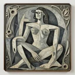 muted colors, art nouveau, intricate, organic, abstract, cubism, guernica by picasso, hyper realistic, ray traced, octane rendered, 4 k