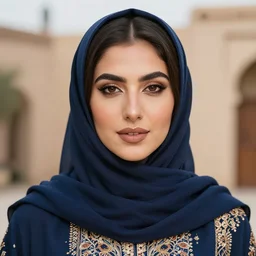 beautifull moroccan women modern, perfect face