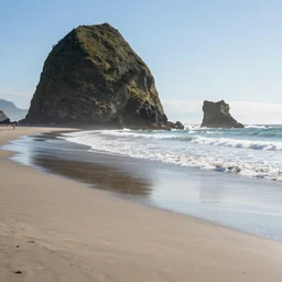 oregon beach by hokusai