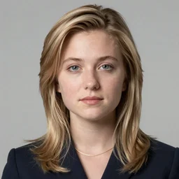 a portrait of a young Hillary Clinton by William Bouguereau H 704