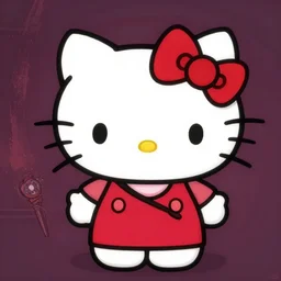 Witcher as a Hello Kitty, by Stanley Artgerm Lau, WLOP, Rossdraws, James Jean, Andrei Riabovitchev, Marc Simonetti, Yoshitaka Amano, ArtStation, CGSociety,