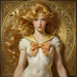 asymmetry!! portrait of sailor jupiter!! gorgeous face, hourglass body, intricate, elegant, highly detailed, digital painting, artstation, concept art, smooth, sharp focus, illustration, art by ross tran artgerm and greg rutkowski and alphonse mucha, 8 k