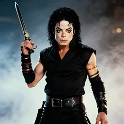 michael jackson as a ninja