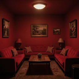 The Red Room in Twin Peaks.