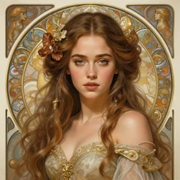 Emilia Clarke as a Brazilian Goddess, cute, fantasy, intricate, elegant, highly detailed, digital painting, 4k, HDR, concept art, smooth, sharp focus, illustration, art by artgerm and H R Giger and alphonse mucha