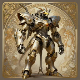portrait of anthropomorphic mecha - weaverbird fork - geographer, intricate, elegant, highly detailed animal monster, digital painting, artstation, concept art, smooth, sharp focus, illustration, art by artgerm and greg rutkowski and alphonse mucha, 8 k