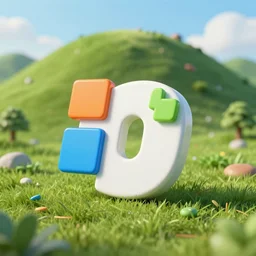 microsoft's clippy, in front of a green hill, cinematic shot, hyper realistic, hyper detailed, 4k