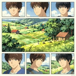 un dia de paz! arte koto no ha no niwa, makoto shinkai, moebius, milo manara, hugo pratt, french comic art, semi - realistic anime, portrait, beautiful face, symmetrical face, trending on pixiv, detailed, clean lines, award winning illustration, masterpiece, 4 k