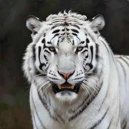 a detailed and accurate masterpiece painting of a pirate white tiger, white hair dreads, sharp detail, by tyler edlin, noah bradley, john j. park, jordan grimmer trending on artstation