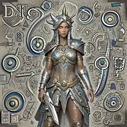 a portrait of my next DND sorceress character , concept art, DND, trending on artstation 3D.