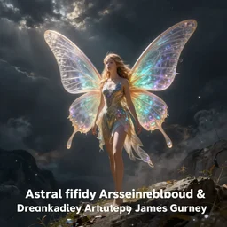 astral fairy, Artstation, ultradetailed, digital Painting by James Gurney