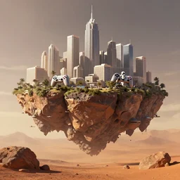 city on floating island in background, twin space soldiers with video game controller. setting on mars, high details, artstation, octane render, concept art